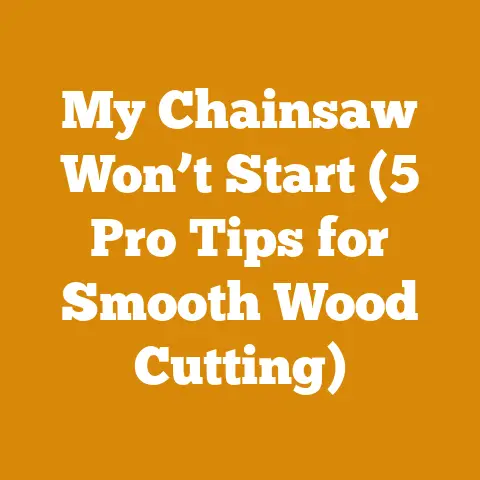 My Chainsaw Won’t Start (5 Pro Tips for Smooth Wood Cutting)