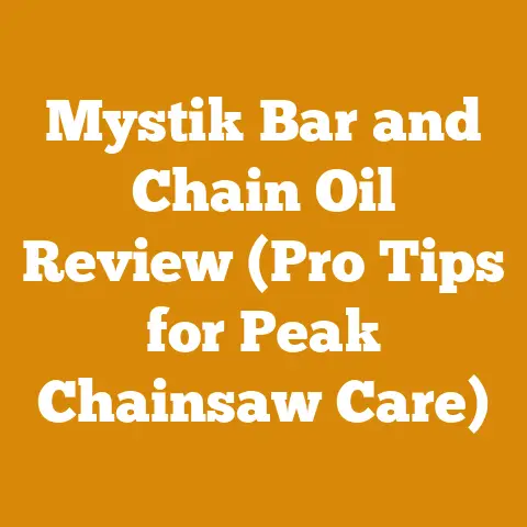 Mystik Bar and Chain Oil Review (Pro Tips for Peak Chainsaw Care)