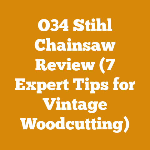 O34 Stihl Chainsaw Review (7 Expert Tips for Vintage Woodcutting)