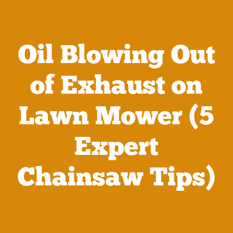 Oil Blowing Out of Exhaust on Lawn Mower (5 Expert Chainsaw Tips)