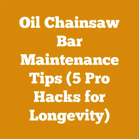 Oil Chainsaw Bar Maintenance Tips (5 Pro Hacks for Longevity)