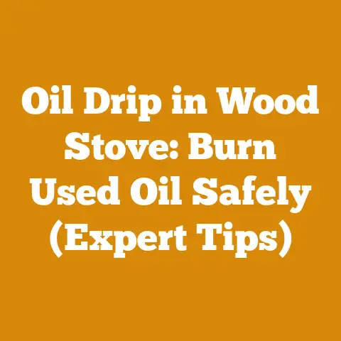 Oil Drip in Wood Stove: Burn Used Oil Safely (Expert Tips)