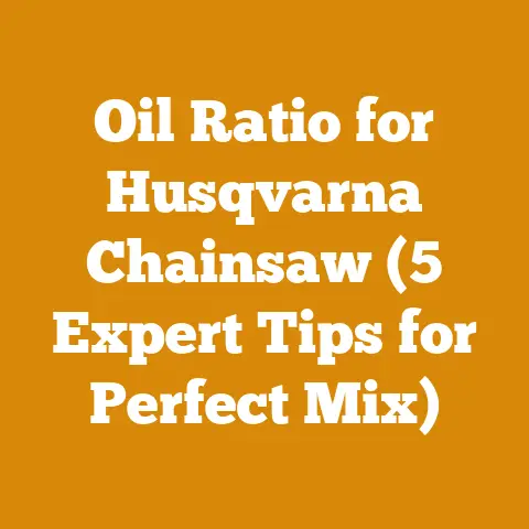 Oil Ratio for Husqvarna Chainsaw (5 Expert Tips for Perfect Mix)
