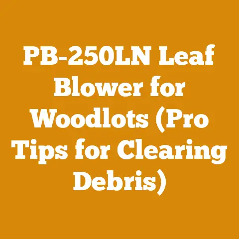 PB-250LN Leaf Blower for Woodlots (Pro Tips for Clearing Debris)
