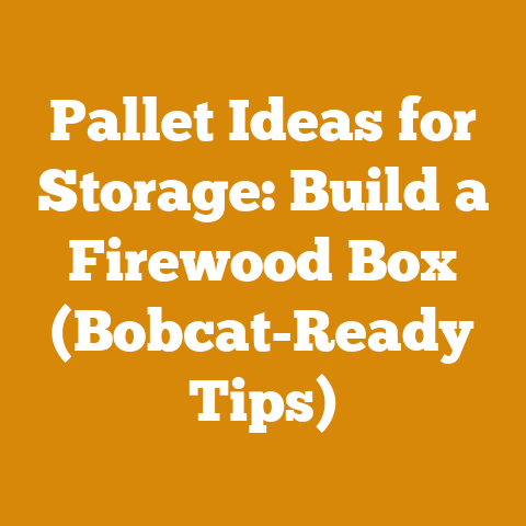 Pallet Ideas for Storage: Build a Firewood Box (Bobcat-Ready Tips)