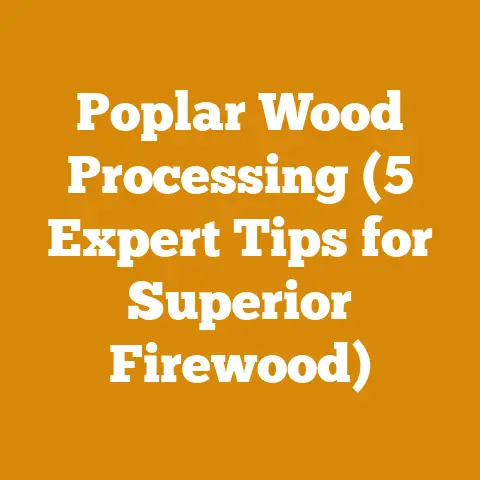 Poplar Wood Processing (5 Expert Tips for Superior Firewood)