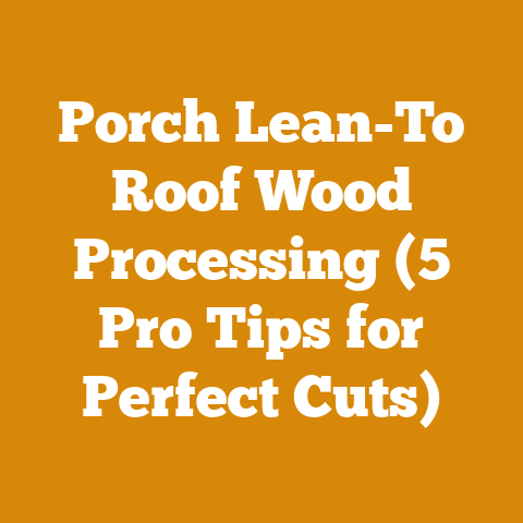 Porch Lean-To Roof Wood Processing (5 Pro Tips for Perfect Cuts)