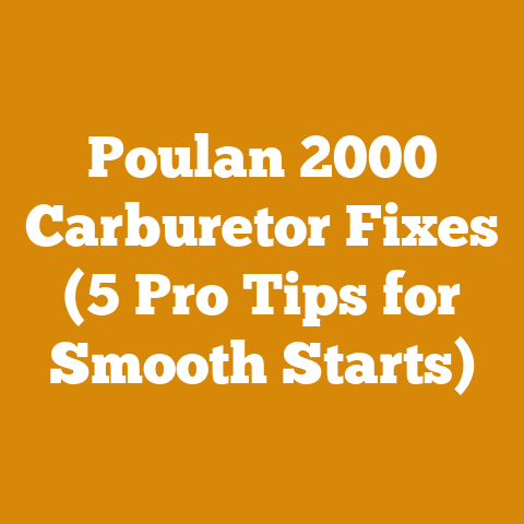 Poulan 2000 Carburetor Fixes (5 Pro Tips for Smooth Starts)