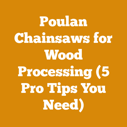 Poulan Chainsaws for Wood Processing (5 Pro Tips You Need)