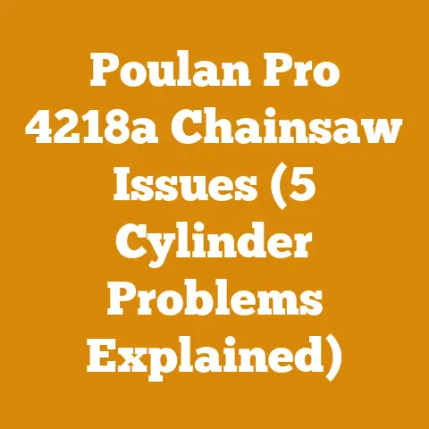 Poulan Pro 4218a Chainsaw Issues (5 Cylinder Problems Explained)