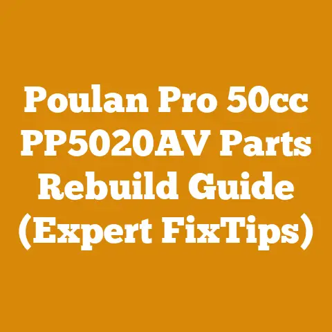 Poulan Pro 50cc PP5020AV Parts Rebuild Guide (Expert FixTips)