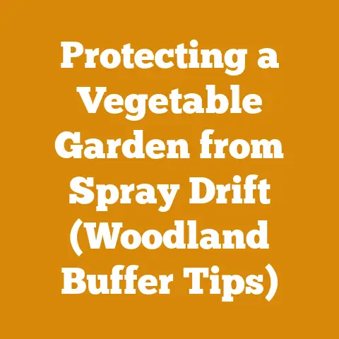 Protecting a Vegetable Garden from Spray Drift (Woodland Buffer Tips)