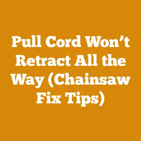 Pull Cord Won’t Retract All the Way (Chainsaw Fix Tips)