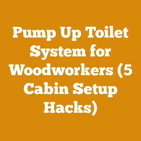 Pump Up Toilet System for Woodworkers (5 Cabin Setup Hacks)