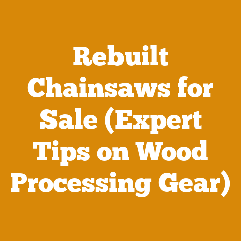 Rebuilt Chainsaws for Sale (Expert Tips on Wood Processing Gear)