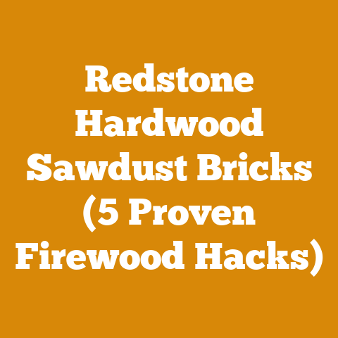 Redstone Hardwood Sawdust Bricks (5 Proven Firewood Hacks)