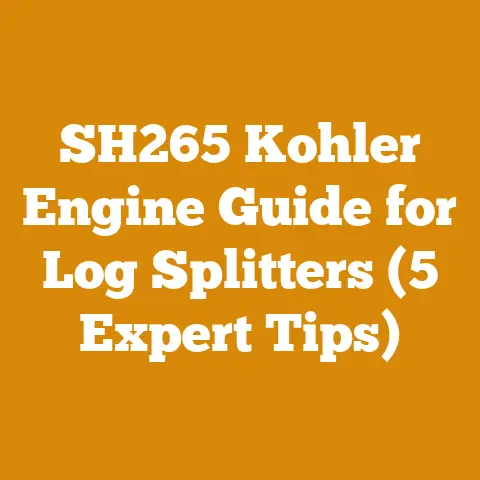 SH265 Kohler Engine Guide for Log Splitters (5 Expert Tips)