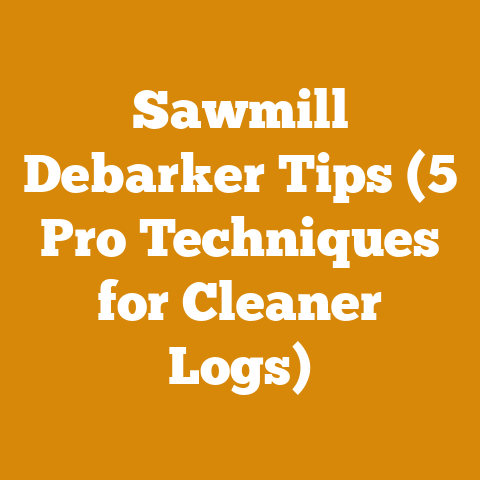 Sawmill Debarker Tips (5 Pro Techniques for Cleaner Logs)
