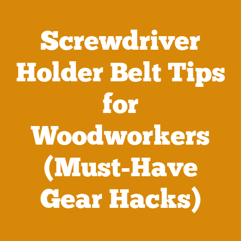 Screwdriver Holder Belt Tips for Woodworkers (Must-Have Gear Hacks)