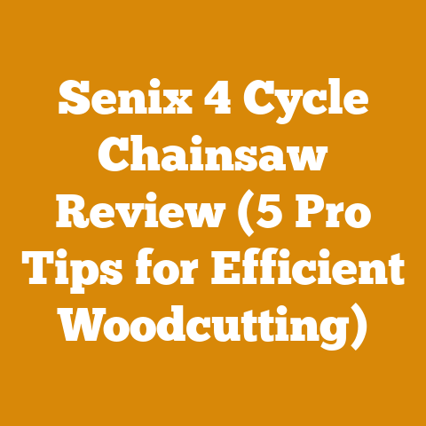 Senix 4 Cycle Chainsaw Review (5 Pro Tips for Efficient Woodcutting)