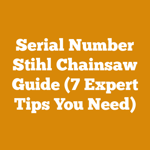 Serial Number Stihl Chainsaw Guide (7 Expert Tips You Need)