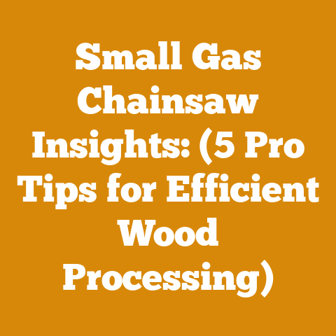 Small Gas Chainsaw Insights: (5 Pro Tips for Efficient Wood Processing)