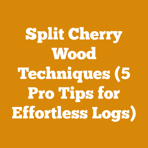 Split Cherry Wood Techniques (5 Pro Tips for Effortless Logs)