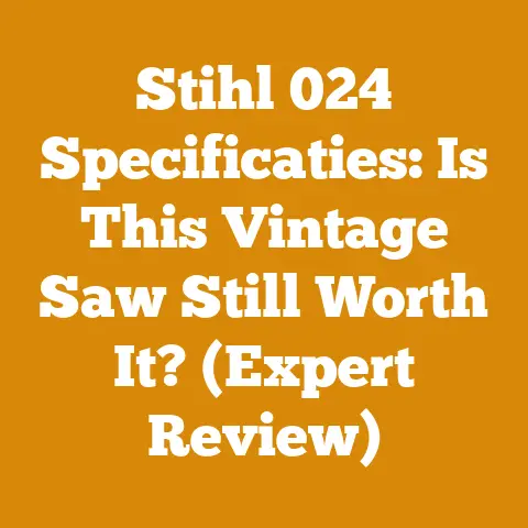 Stihl 024 Specificaties: Is This Vintage Saw Still Worth It? (Expert Review)
