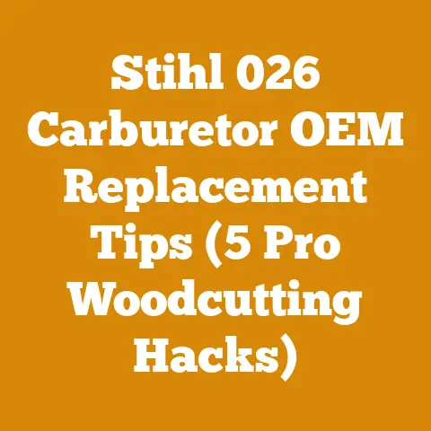 Stihl 026 Carburetor OEM Replacement Tips (5 Pro Woodcutting Hacks)