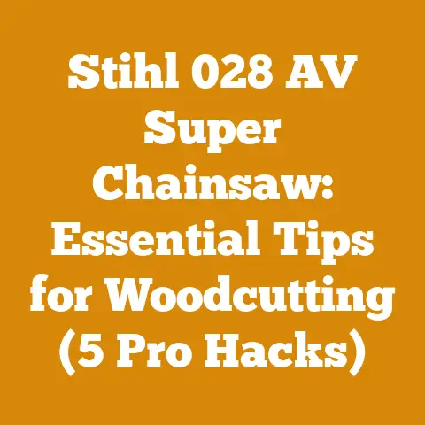Stihl 028 AV Super Chainsaw: Essential Tips for Woodcutting (5 Pro Hacks)