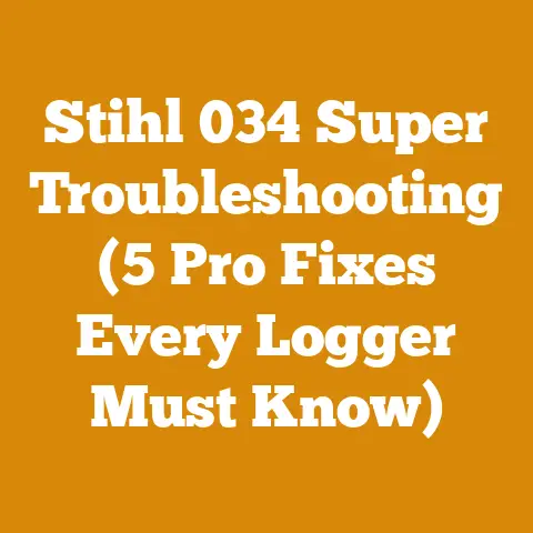 Stihl 034 Super Troubleshooting (5 Pro Fixes Every Logger Must Know)