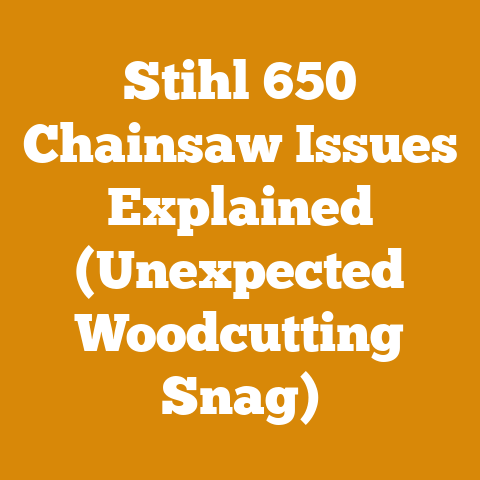 Stihl 650 Chainsaw Issues Explained (Unexpected Woodcutting Snag)