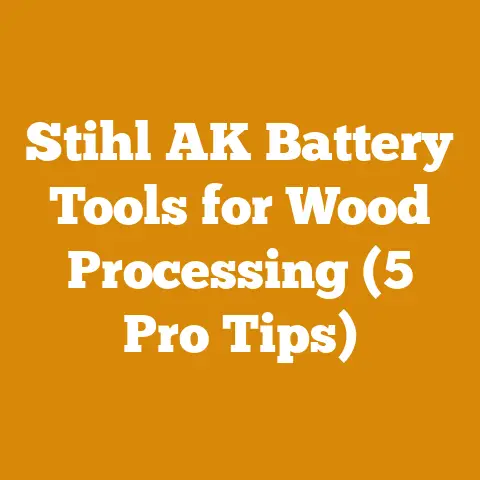 Stihl AK Battery Tools for Wood Processing (5 Pro Tips)