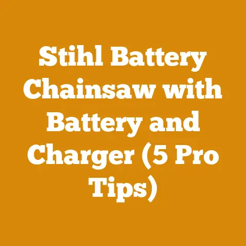 Stihl Battery Chainsaw with Battery and Charger (5 Pro Tips)