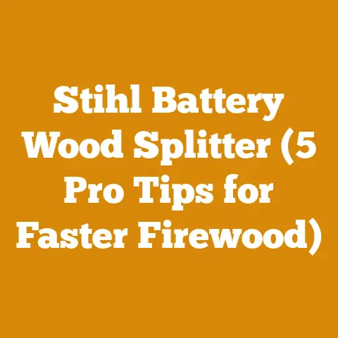 Stihl Battery Wood Splitter (5 Pro Tips for Faster Firewood)