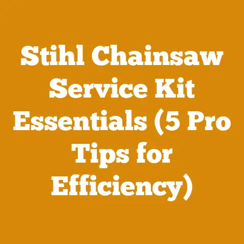 Stihl Chainsaw Service Kit Essentials (5 Pro Tips for Efficiency)