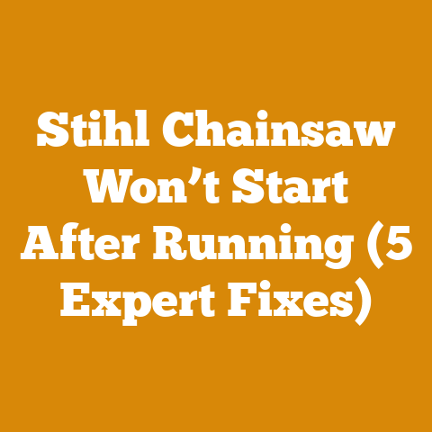 Stihl Chainsaw Won’t Start After Running (5 Expert Fixes)