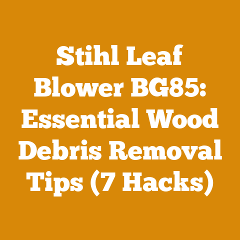 Stihl Leaf Blower BG85: Essential Wood Debris Removal Tips (7 Hacks)