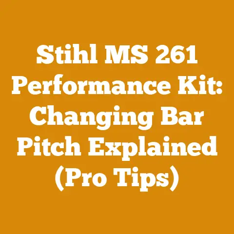 Stihl MS 261 Performance Kit: Changing Bar Pitch Explained (Pro Tips)