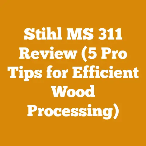 Stihl MS 311 Review (5 Pro Tips for Efficient Wood Processing)