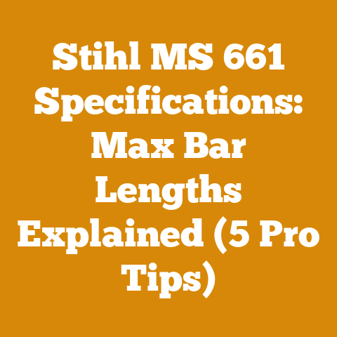 Stihl MS 661 Specifications: Max Bar Lengths Explained (5 Pro Tips)