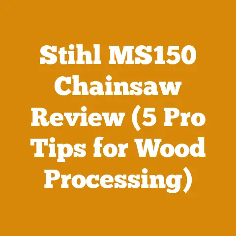 Stihl MS150 Chainsaw Review (5 Pro Tips for Wood Processing)