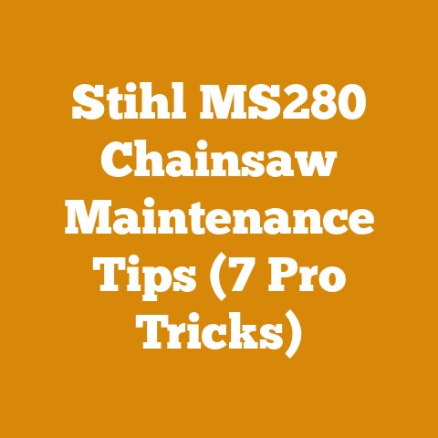 Stihl MS280 Chainsaw Maintenance Tips (7 Pro Tricks)