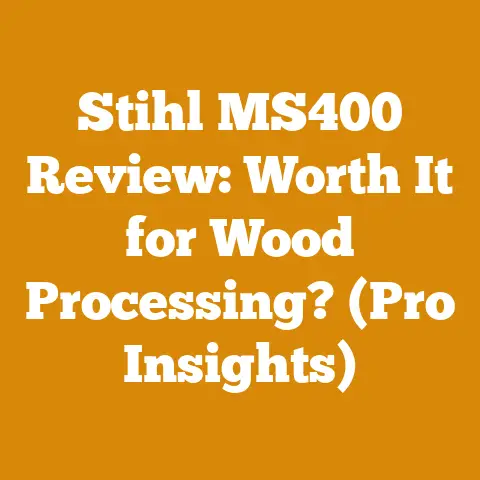 Stihl MS400 Review: Worth It for Wood Processing? (Pro Insights)