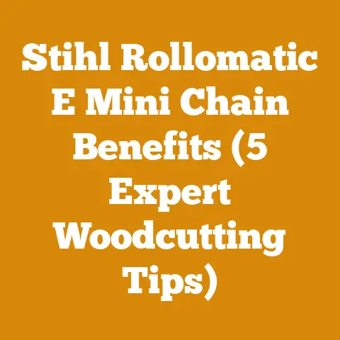 Stihl Rollomatic E Mini Chain Benefits (5 Expert Woodcutting Tips)