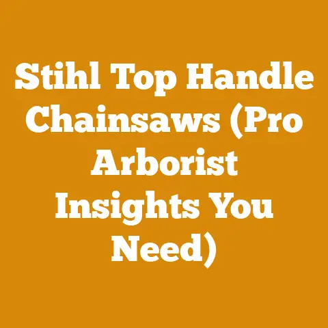 Stihl Top Handle Chainsaws (Pro Arborist Insights You Need)