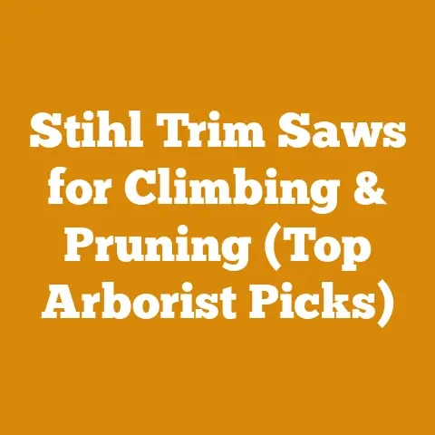 Stihl Trim Saws for Climbing & Pruning (Top Arborist Picks)