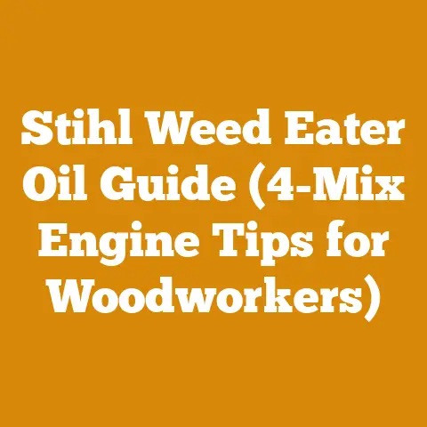 Stihl Weed Eater Oil Guide (4-Mix Engine Tips for Woodworkers)
