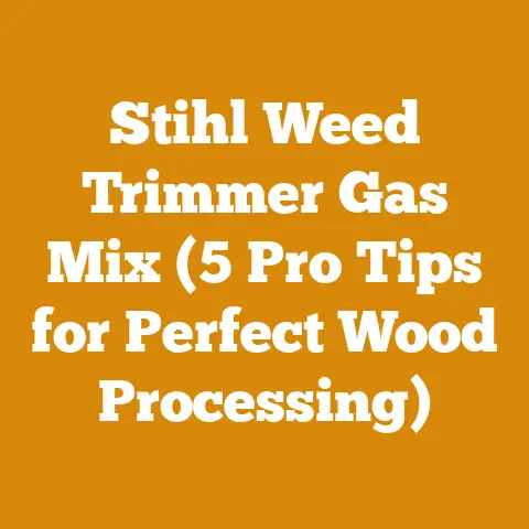 Stihl Weed Trimmer Gas Mix (5 Pro Tips for Perfect Wood Processing)