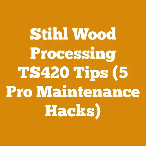 Stihl Wood Processing TS420 Tips (5 Pro Maintenance Hacks)
